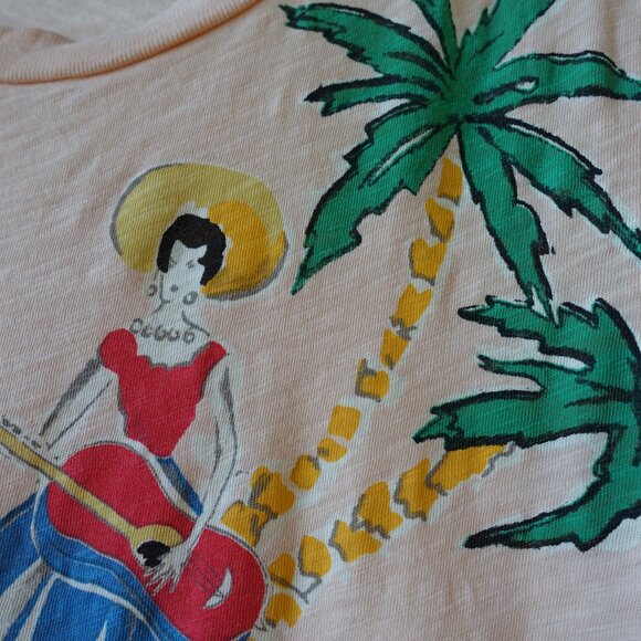 J.Crew JCrew G6608 souvenir postcard graphic t-shirt tee top S SM 4 - Picture 15 of 15